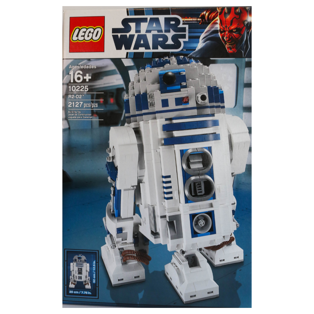 Large Lego R2dw R2 D2 (Retired Version) - Brick Library