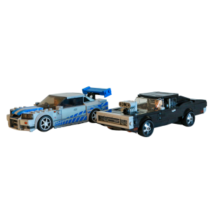Fast & Furious 1970 Dodge Charger R/T and 2 Fast 2 Furious Nissan Skyline GT-R (R34)