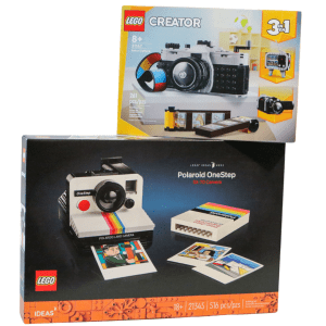 Polaroid and Retro Camera